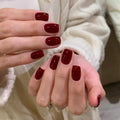 0.62-inch Angola Red Patch Nail Art