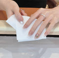 0.78-inch trapezoidal transparent texture glitter and diamond sticker
