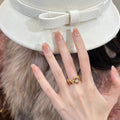 0.62 inch nude gradient cat eye wearing nail art